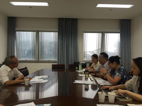 陈书记和学院领导座谈